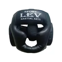 Шолом-маска тренувальна карате LEV SPORT Профи S стрейч чорний