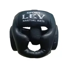 Шолом-маска тренувальна карате LEV SPORT Профи S стрейч чорний