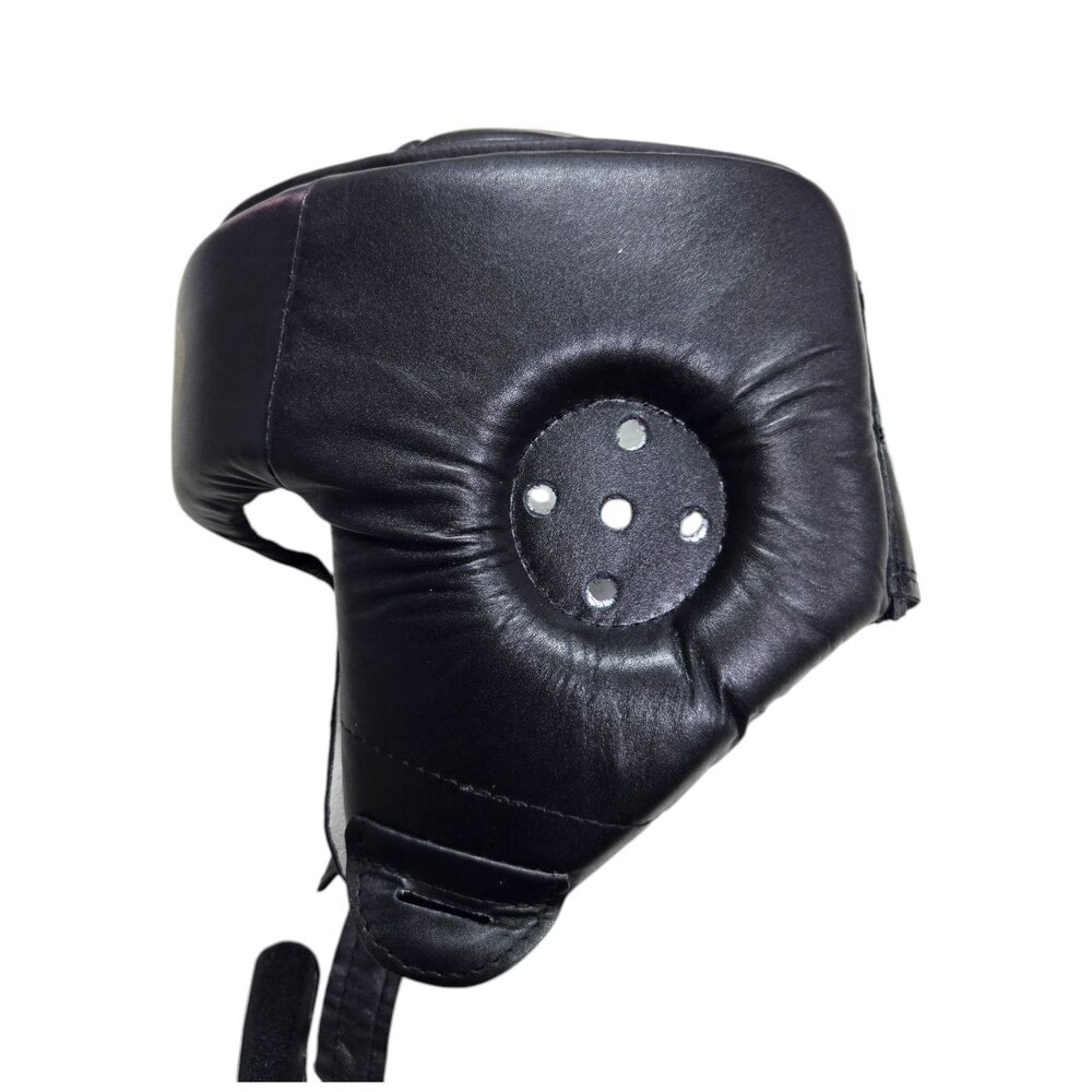 Шолом карате BOXER Еліт M шкіра чорний