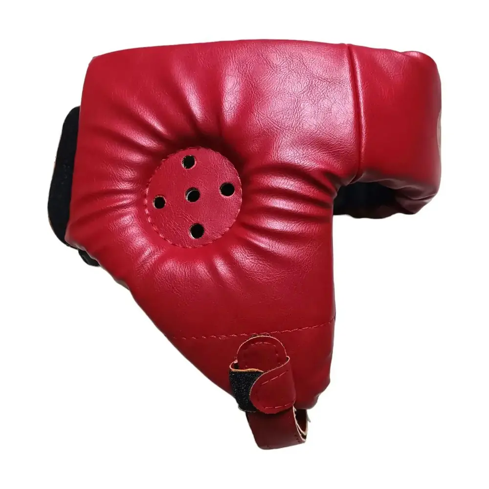 Шолом боксерський BOXER Еліт M шкірвініл червоний