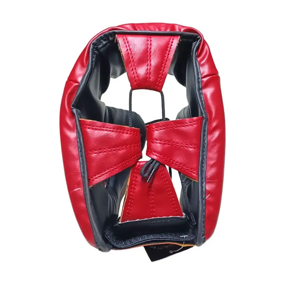 Шолом боксерський BOXER Еліт M шкірвініл червоний
