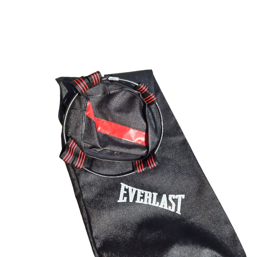 Груша боксерська EVERLAST 170 см кирза без наповнення чорна