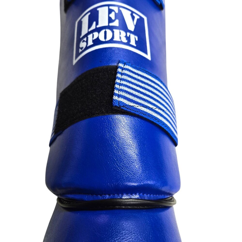 Захист гомілки та стопи LEV SPORT шкірвініл XL синій