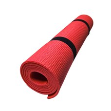 Килимок для фітнесу 1100х600х5 тиснений червоний