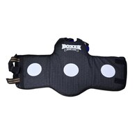 Защитный жилет для единоборств тренерский BOXER кирза черный