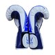 Боксерські рукавички LEV SPORT Еліт 10 oz стрейч біло-сині