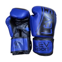 Боксерські рукавички LEV SPORT Еліт 10 oz стрейч сині