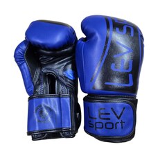 Боксерские перчатки LEV SPORT Элит 10 oz стрейч синие