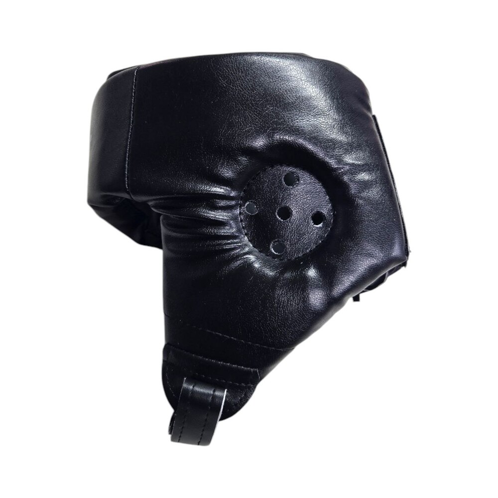 Шолом карате з посиленою маківкою BOXER NEW L вінілшкіряний чорний