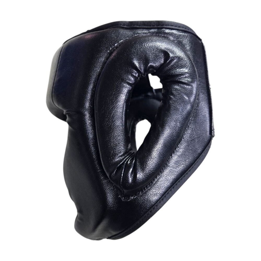 Шолом тренувальний з повним захистом BOXER NEW L вінілшкіряний чорний