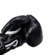 Боксерські рукавички LEV SPORT 10 oz шкірзам, манжета 5 см чорні