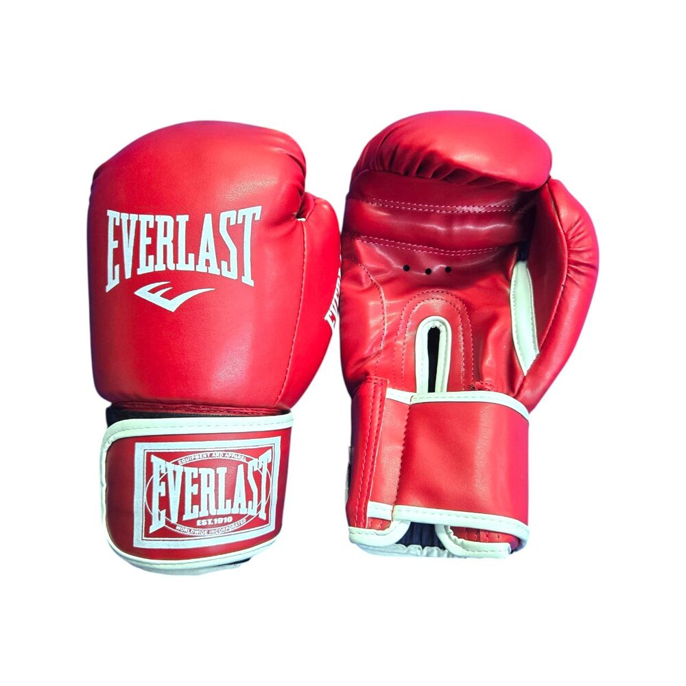 Боксерські рукавички EVERLAST 10 oz стрейч червоні