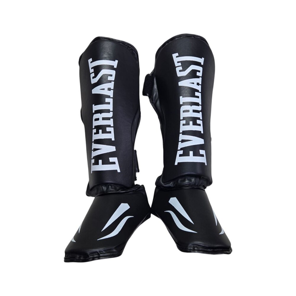 Захист гомілки та стопи EVERLAST шкірвініл L чорний