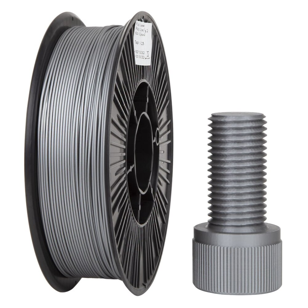 Філамент DSF PLA 1.75 мм, 0.75 кг, 250 м, Срібний
