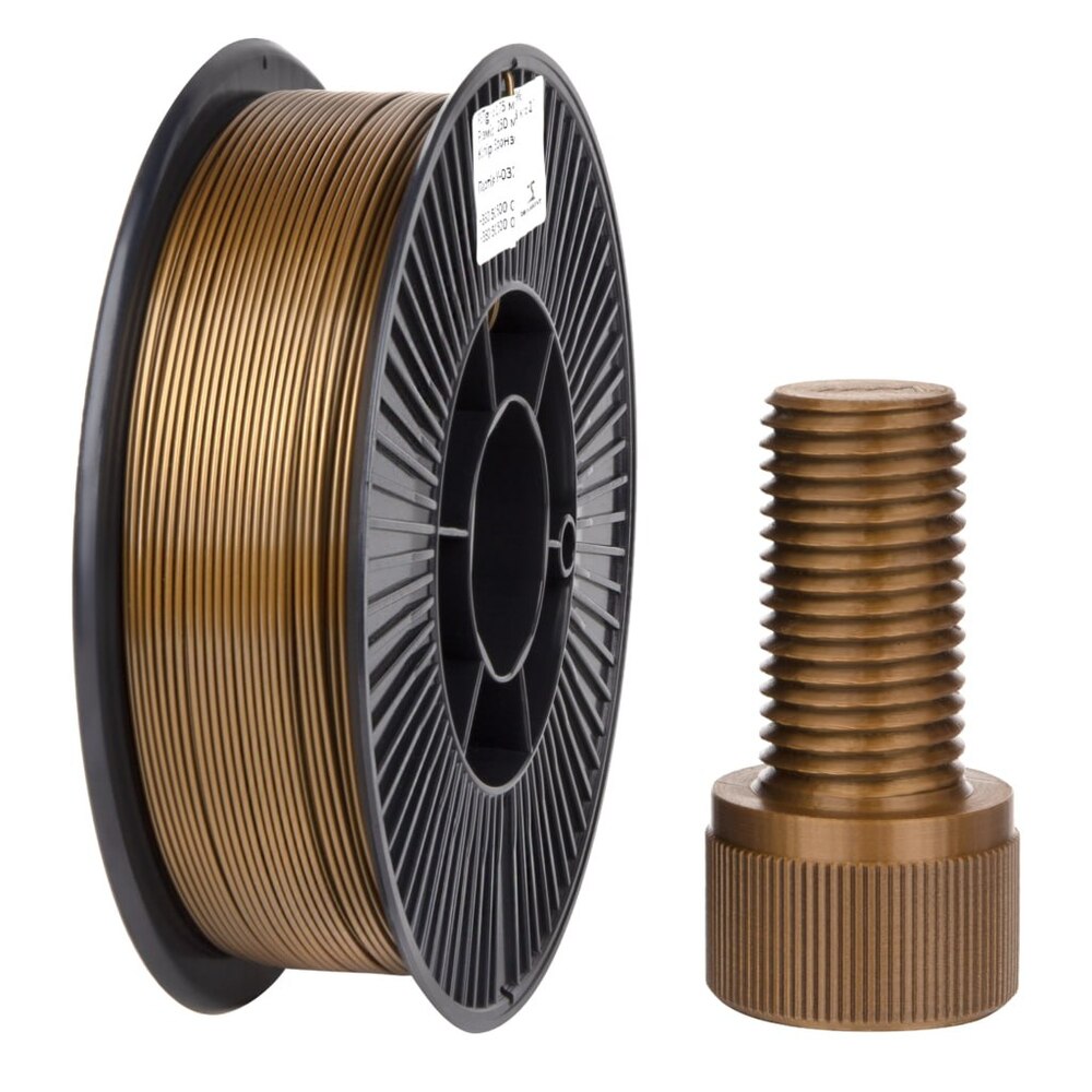 Філамент DSF PETG 1.75 мм, 3 кг, 960 м, Бронзовий