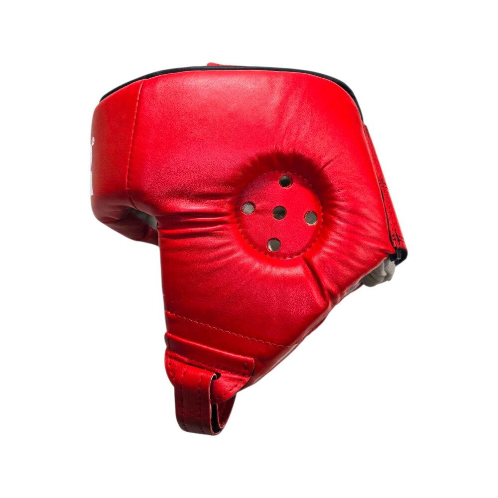 Шолом турнірний відкритий BOXER NEW L шкіра червоний