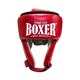 Шолом турнірний відкритий BOXER NEW M шкіра червоний