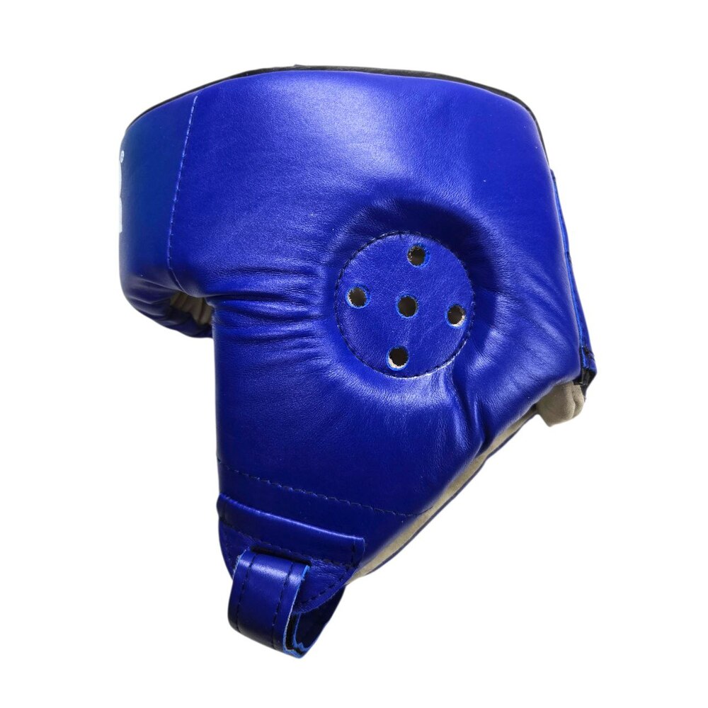 Шолом турнірний відкритий BOXER NEW L шкіра синій