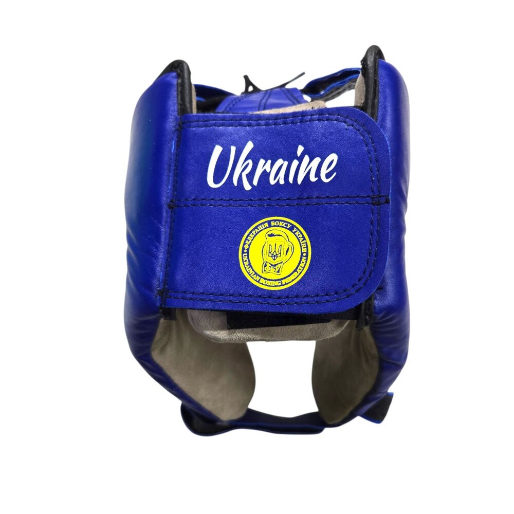 Шолом турнірний відкритий BOXER NEW L шкіра синій