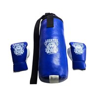 Комплект сувенірний дитячий LEV SPORT (мішок, рукавички) синьо-білі